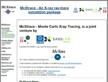 Tablet Screenshot of mcxtrace.org